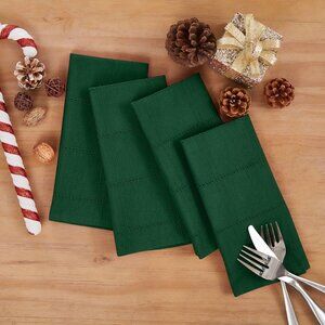 IZOD - Cloth Napkins, Decorative Table Accessories Woven Holiday Decor, Set of 4